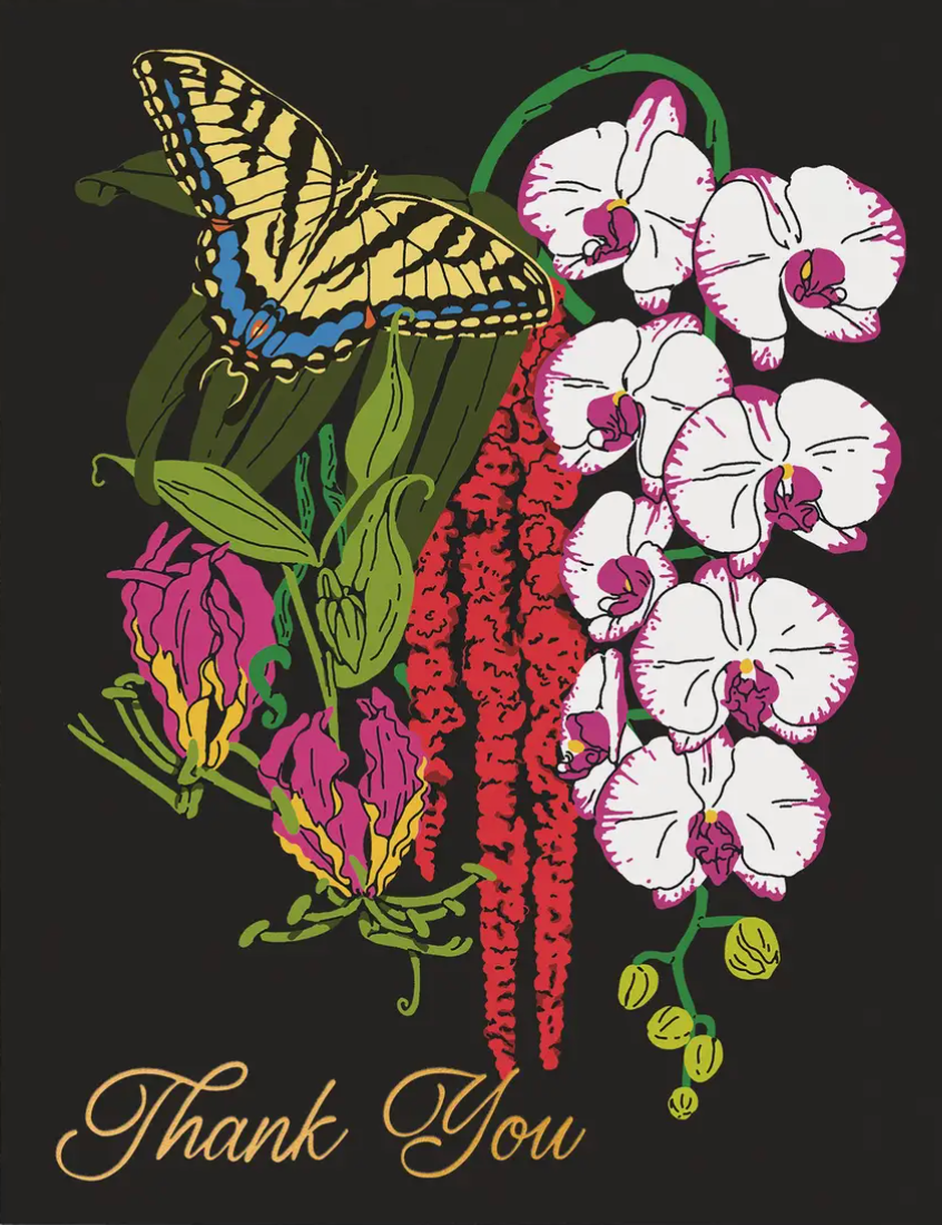 Swallowtail + Thank You Card