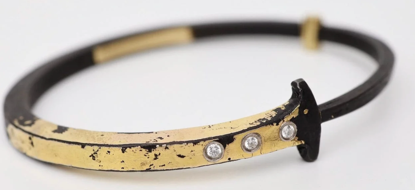 3 Diamond Splash Nail Bracelet