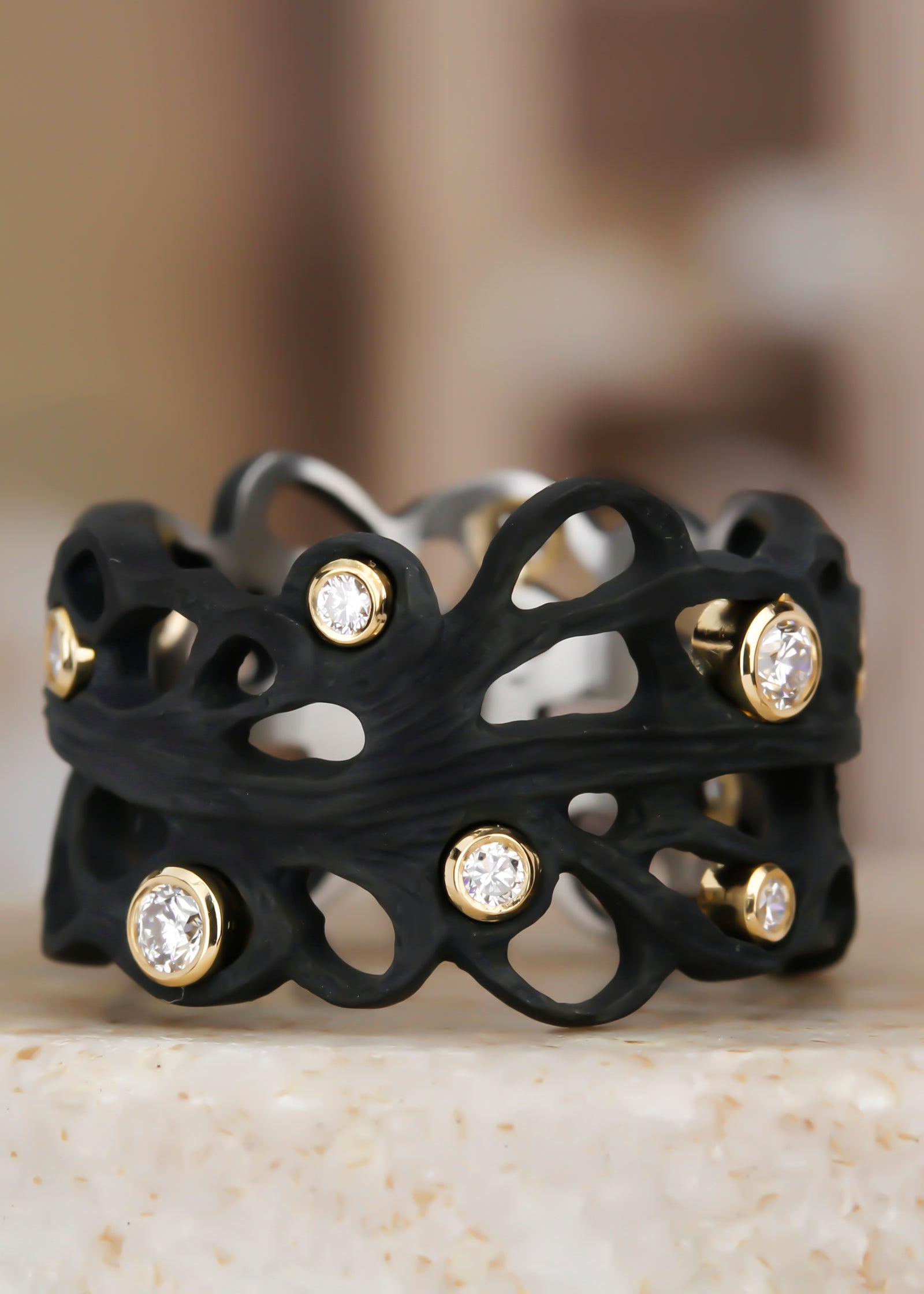 Shadow Wide Band + Ring