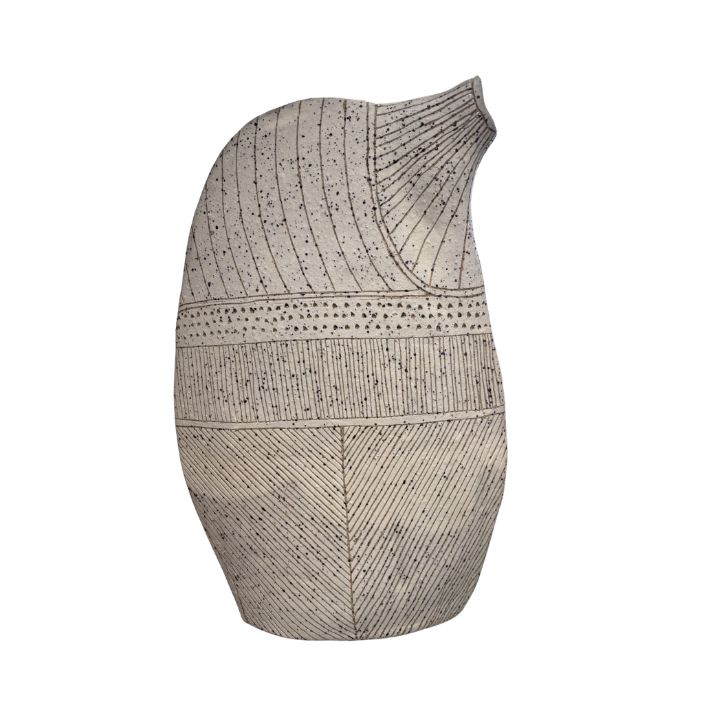 Hand Carved + Large Vase