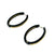 Hinged + Oval Hoop Earrings