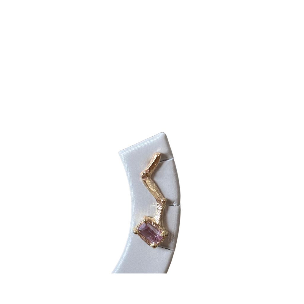 Purple Sapphire + Climber Earring