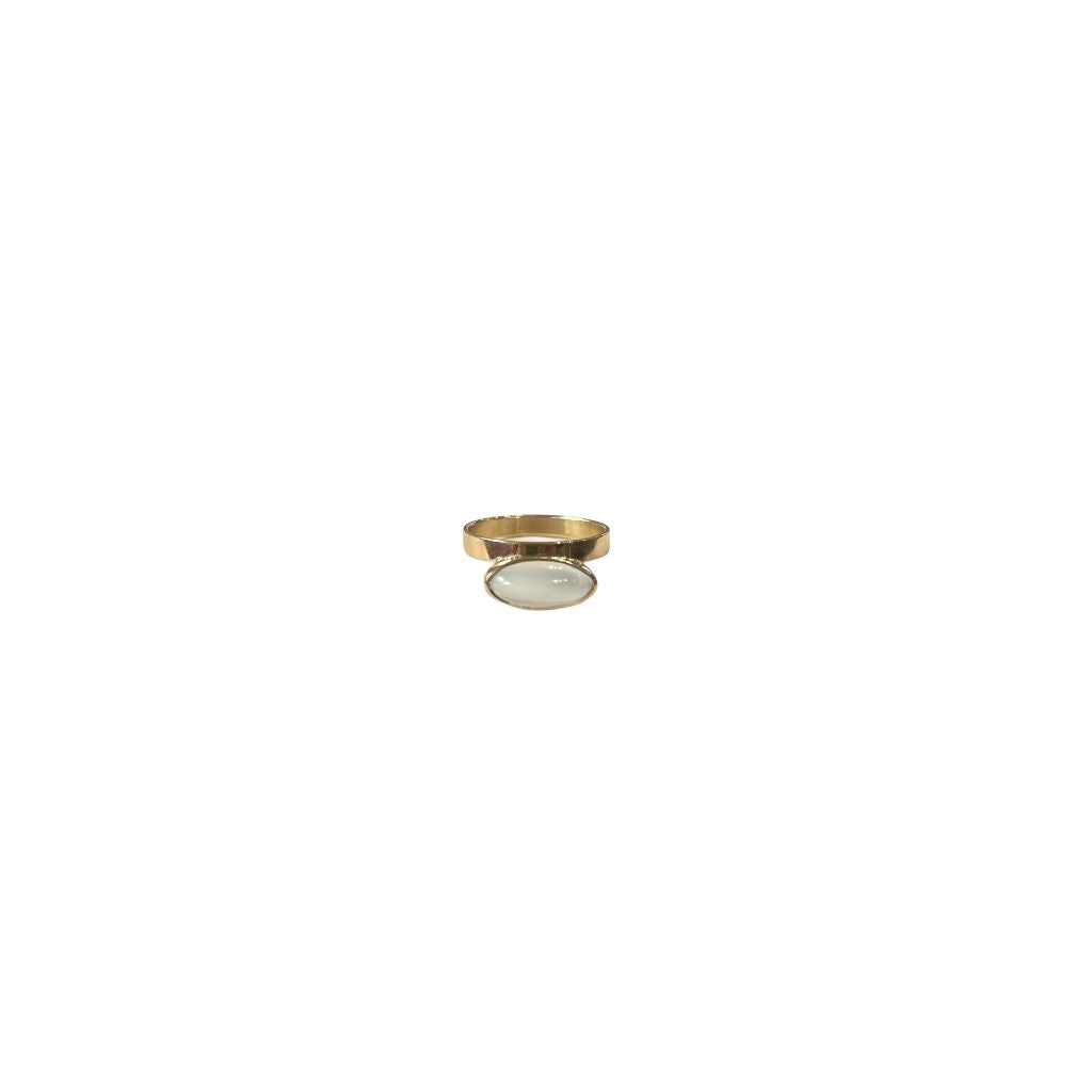 Off-Set Moonstone + Ring