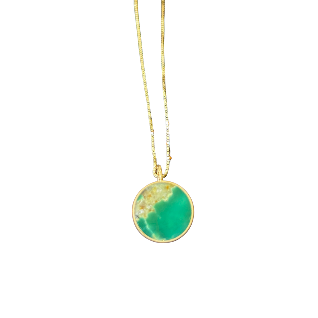 Circ Necklace + Two Tone Turquoise