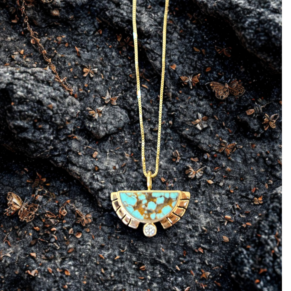 Rising Sol + Diamond Necklace