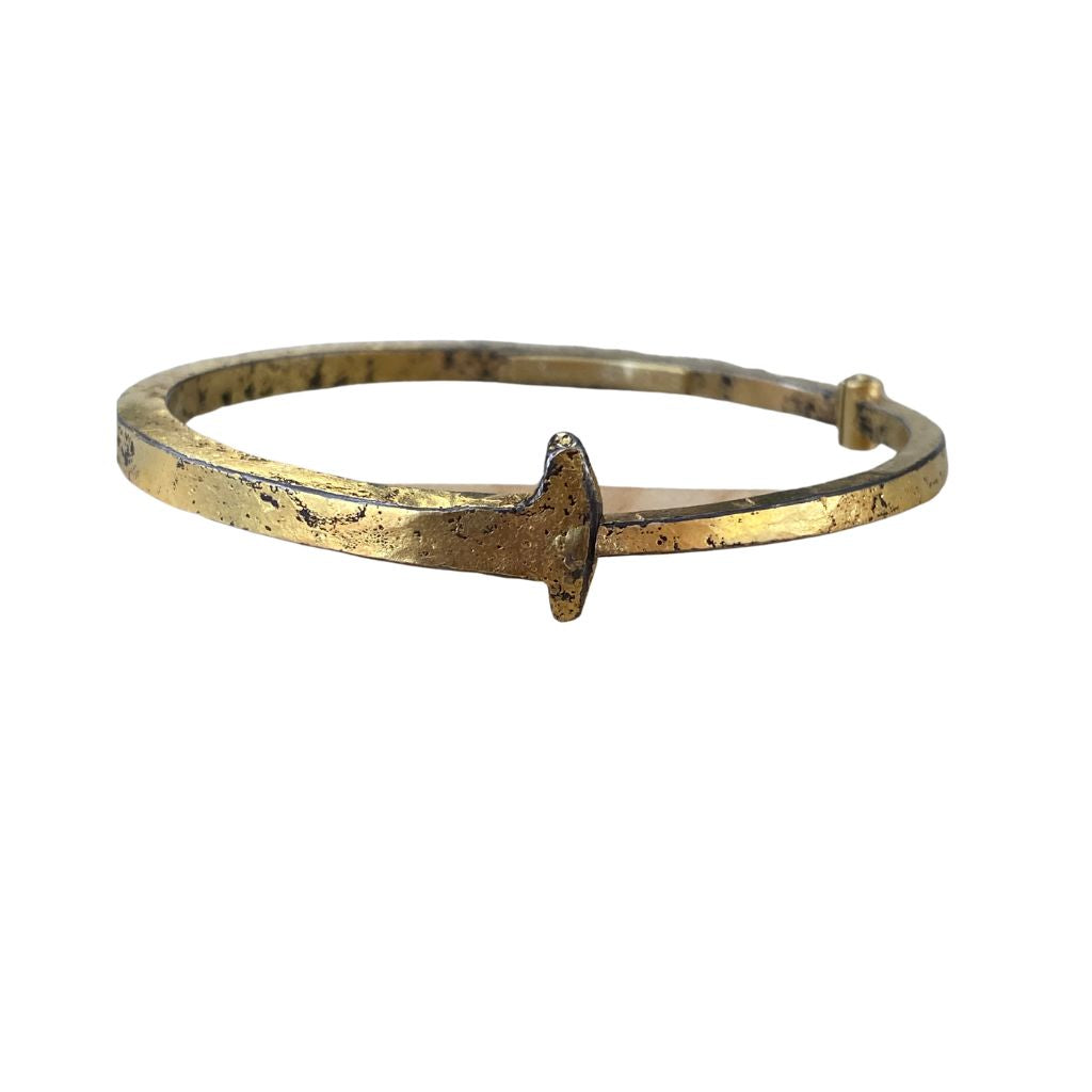 Gold + Nail Bracelet