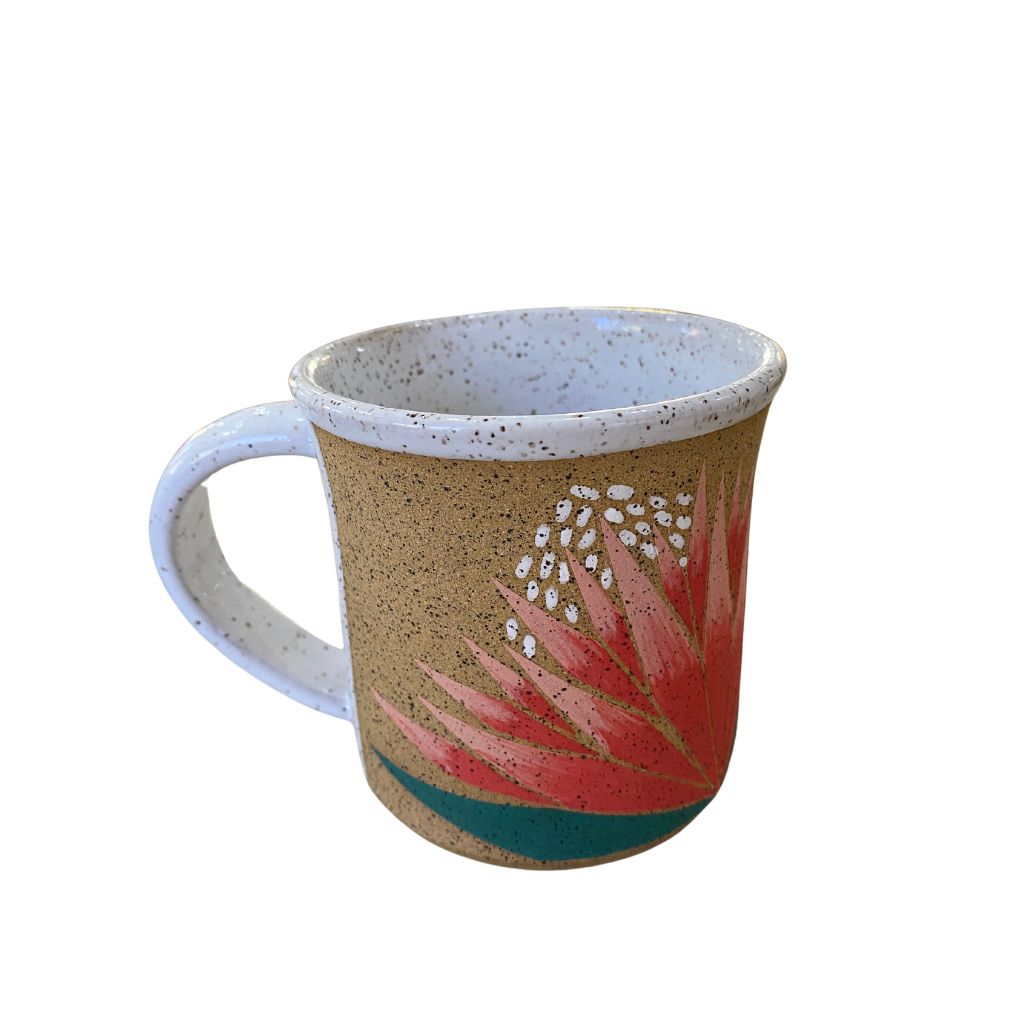 Ceramic Mug + Prairie Paintbrush