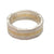 Silver + Gold Hammered Band