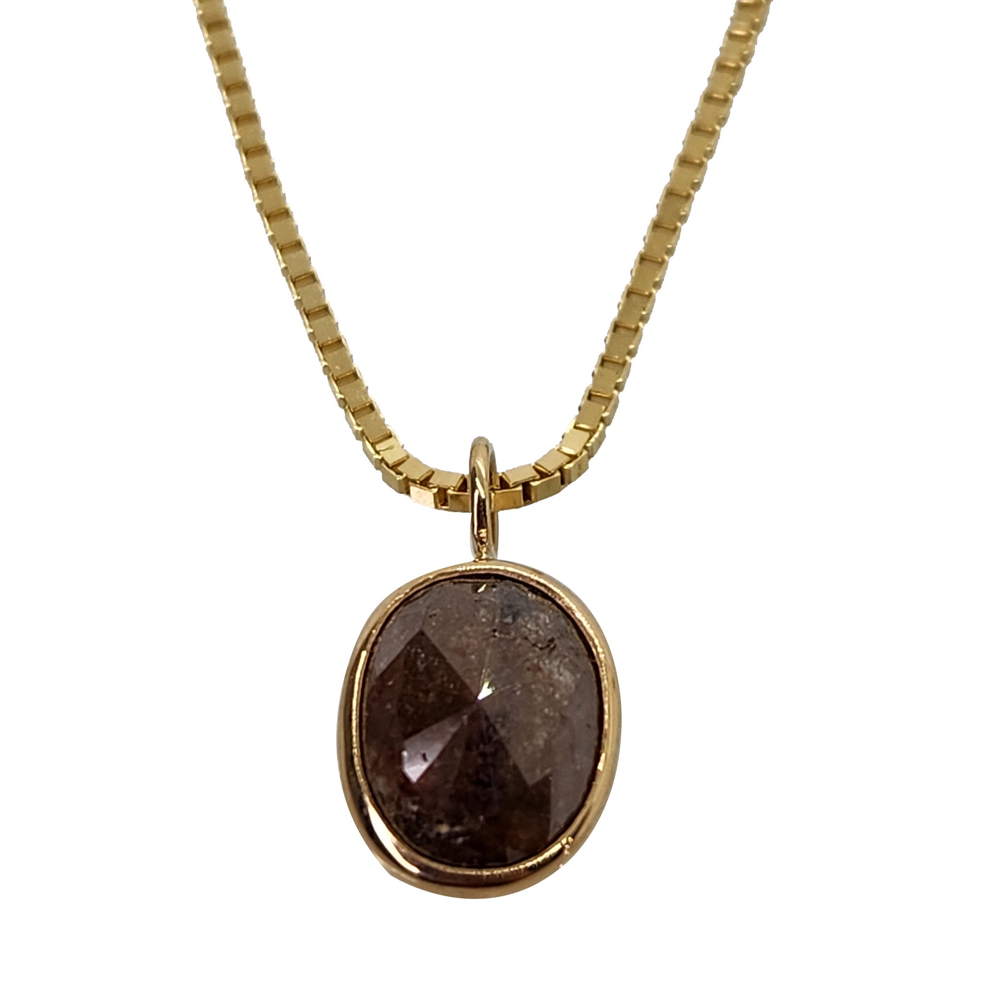Galaxy Diamond + Gold Necklace