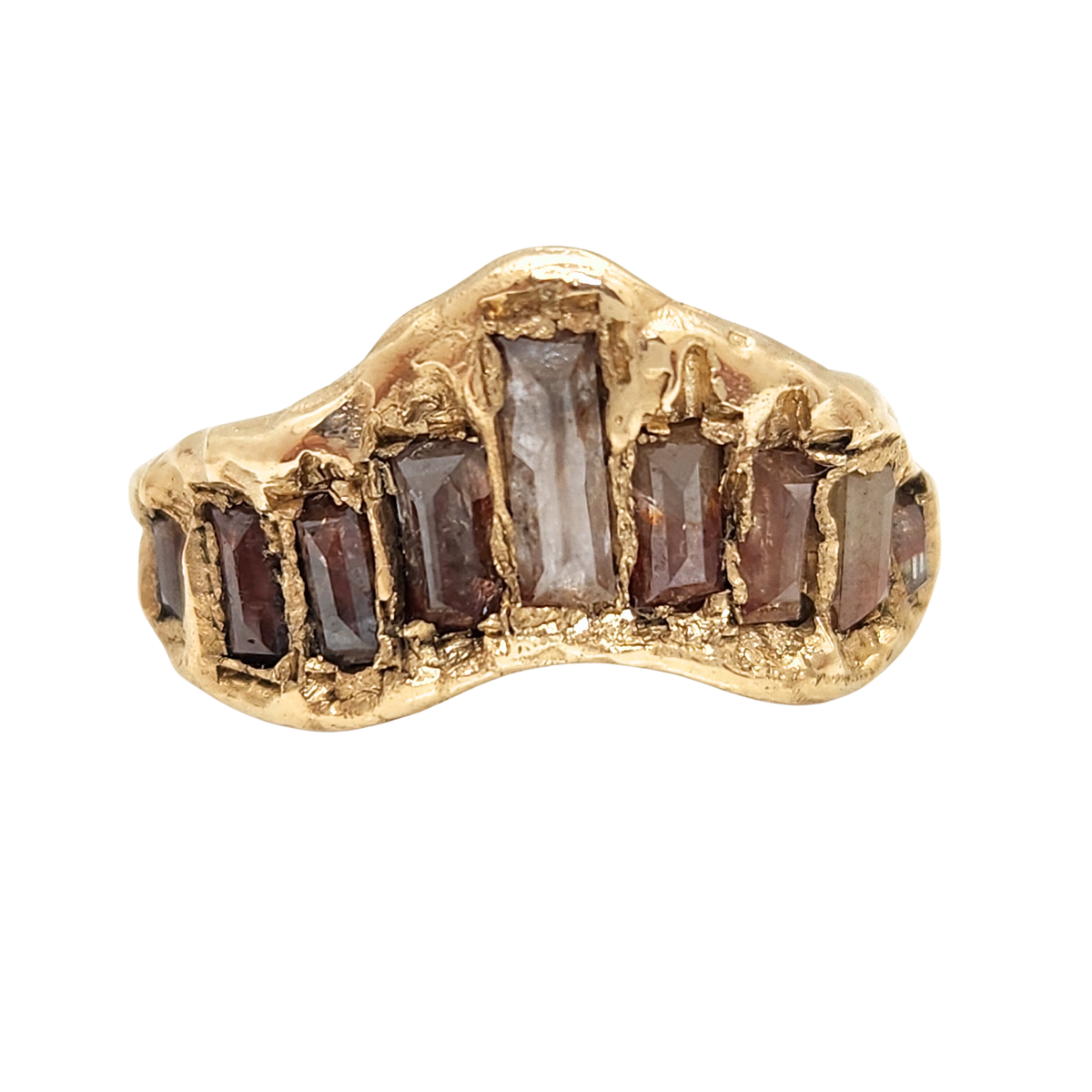 Mixed Baguette Diamond + V-Shape