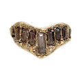 Mixed Baguette Diamond + V-Shape