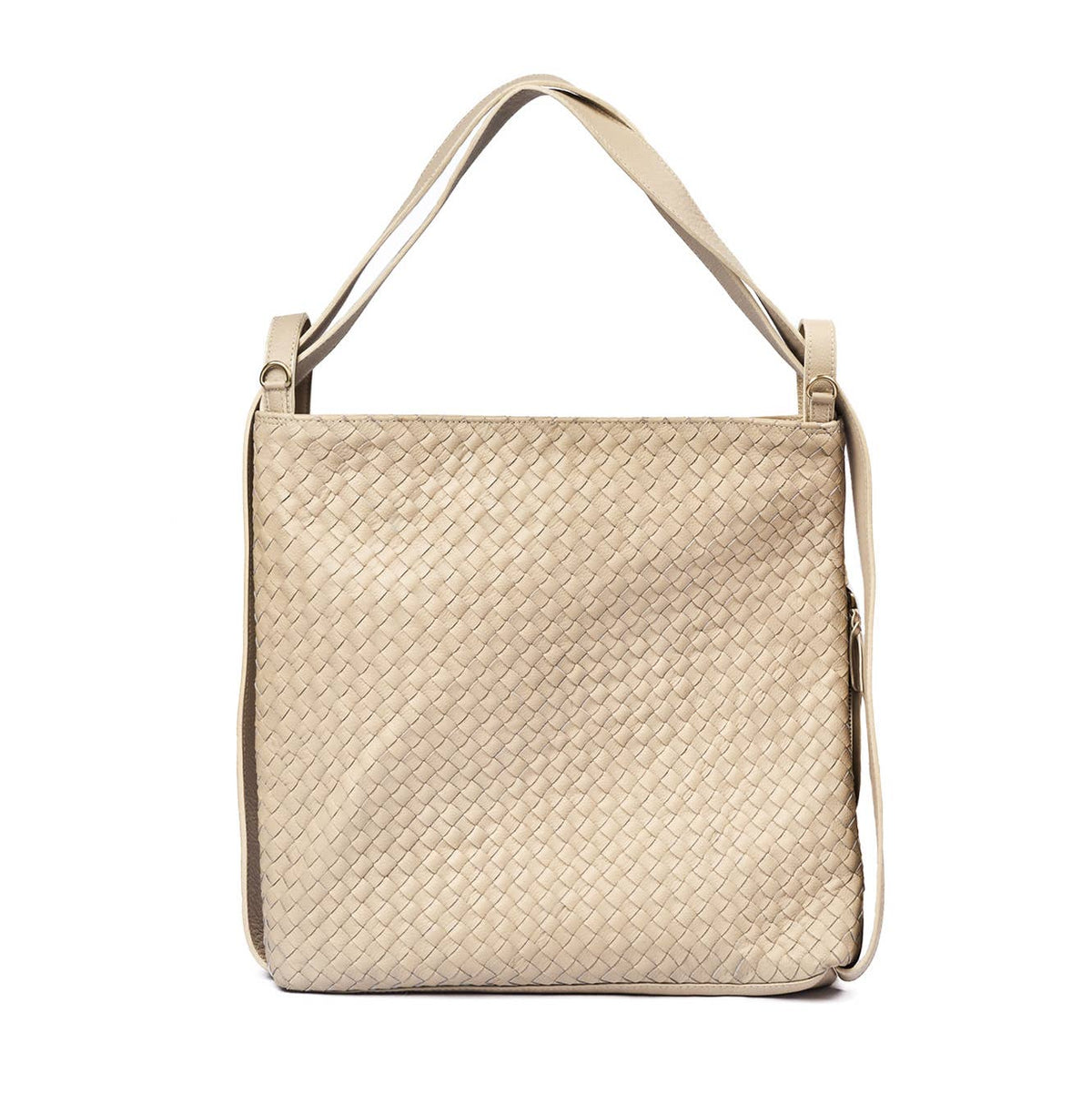 Woven Evra Tote - Bone