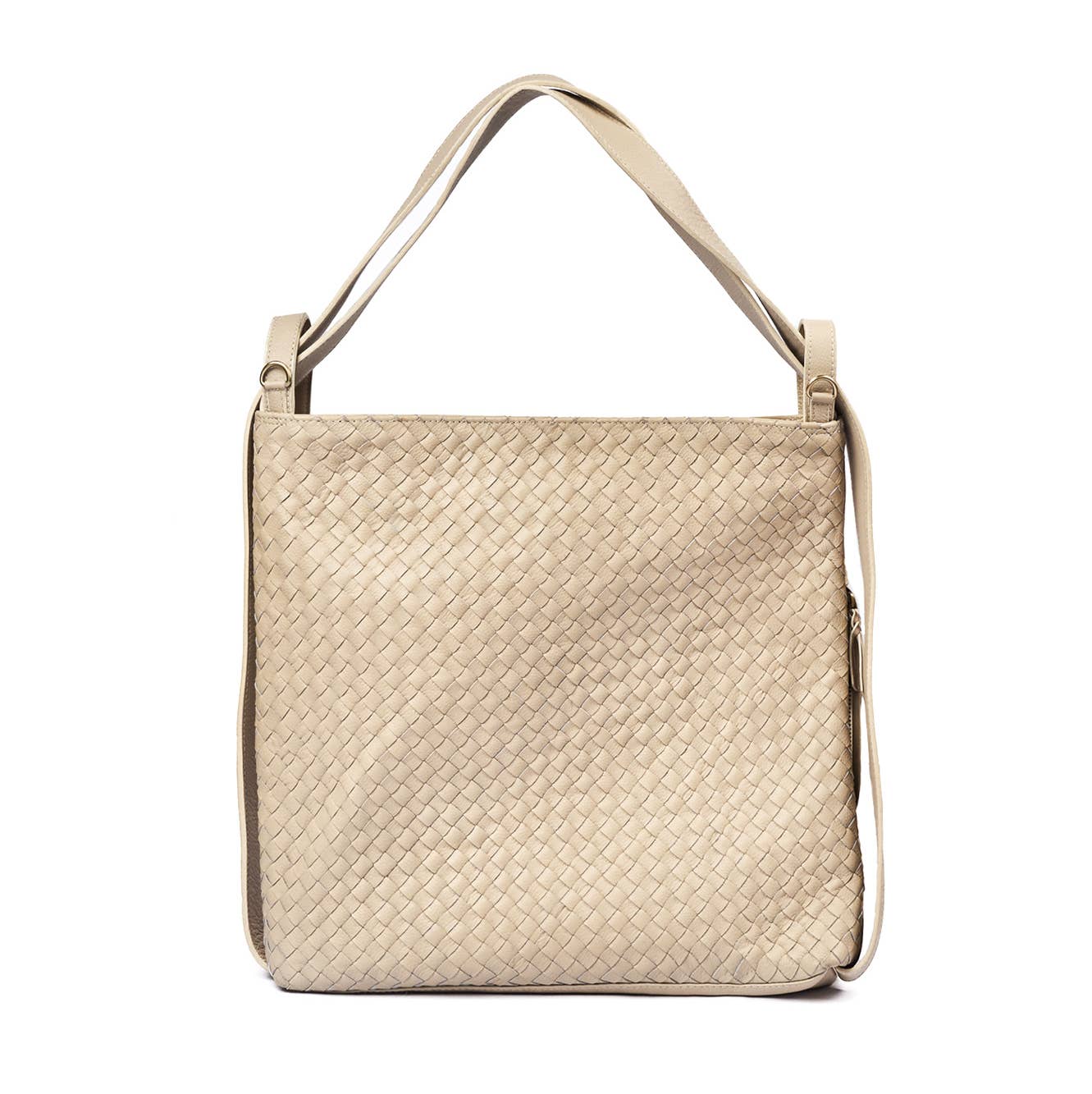 Woven Evra Tote - Bone