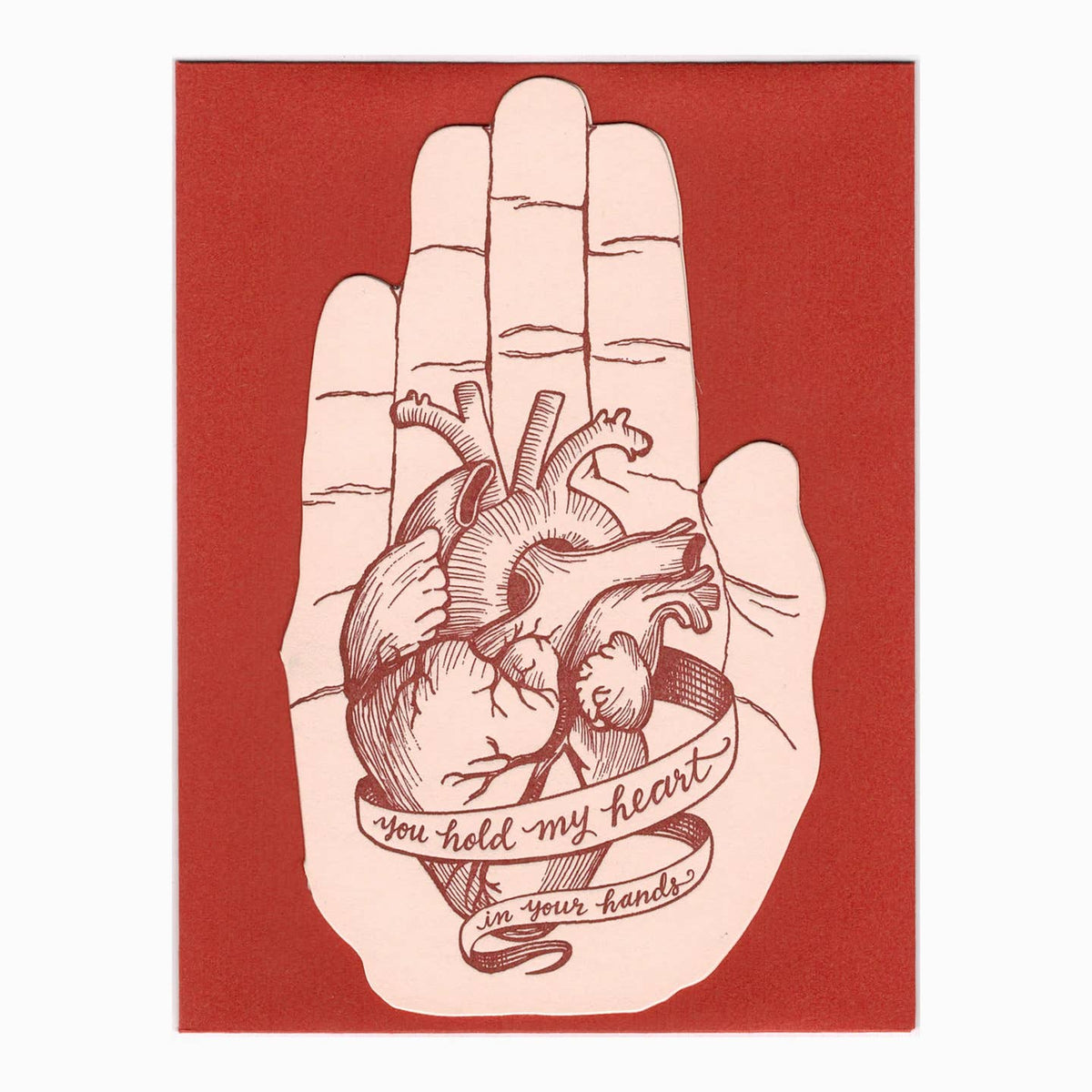 Heart Hand Card