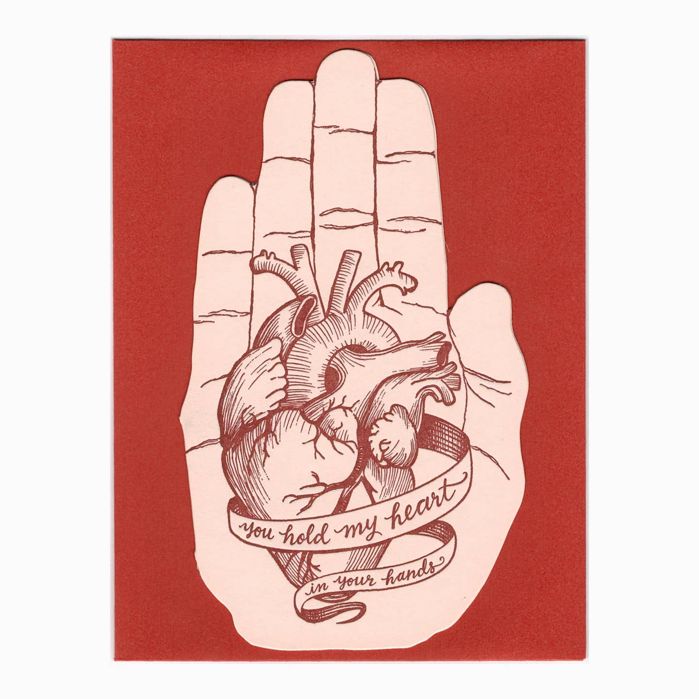 Heart Hand Card