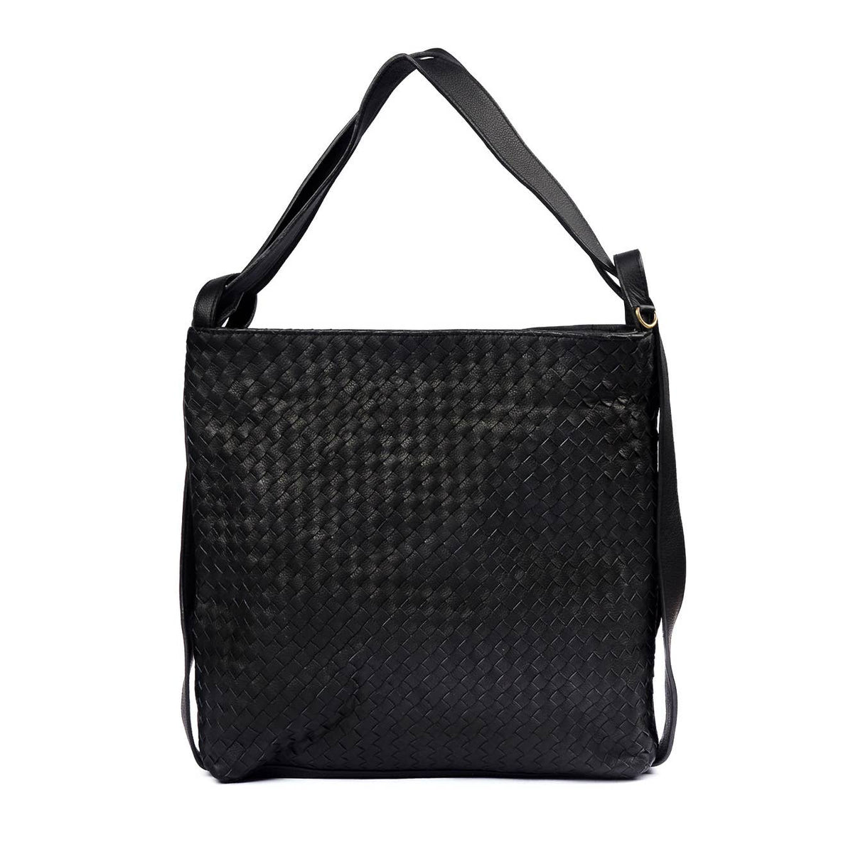 Woven Evra Tote - Black