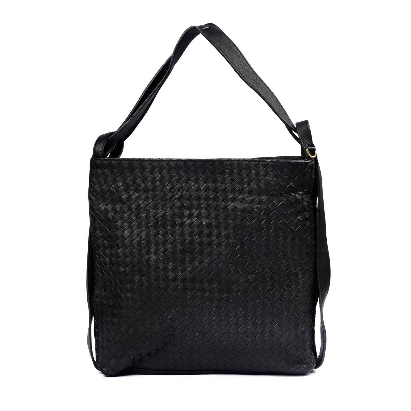 Woven Evra Tote - Black