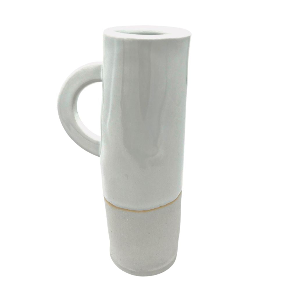 Mt Washington + Small Shino Glaze Vase