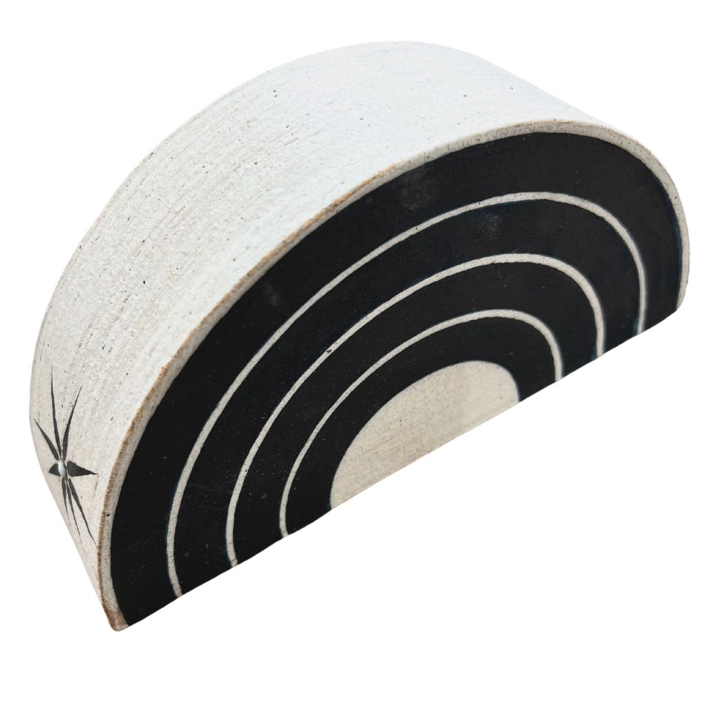 Ceramic + Indigo Rings