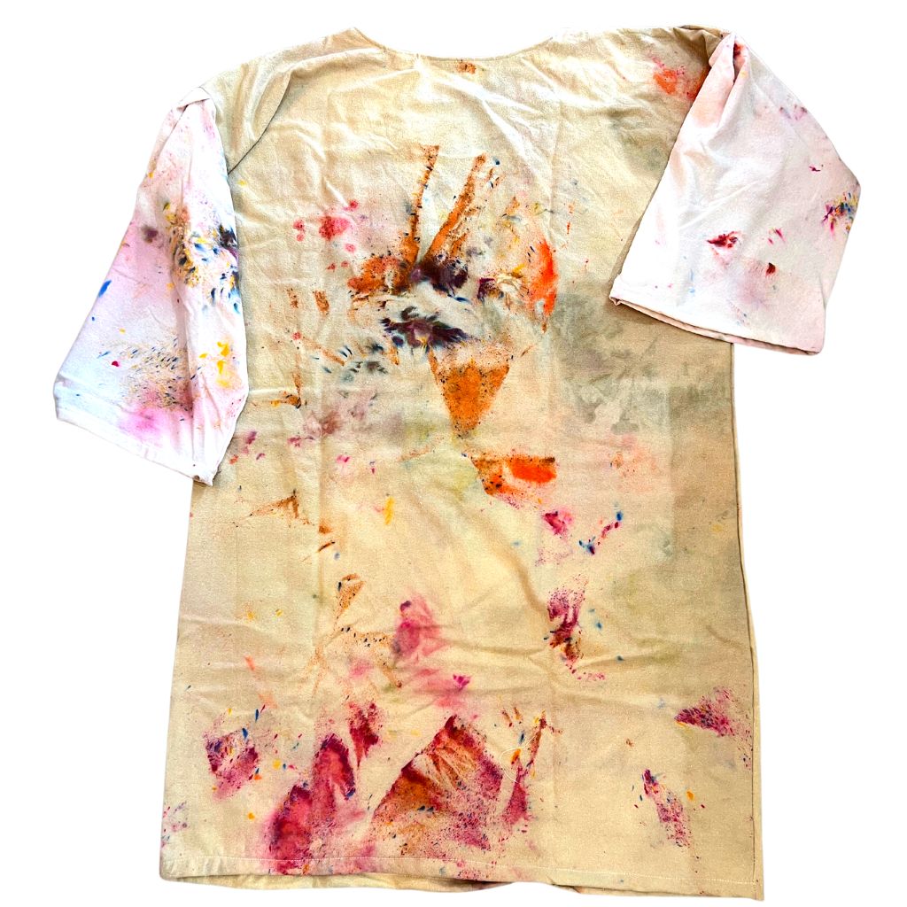 Paint-Dyed Dress