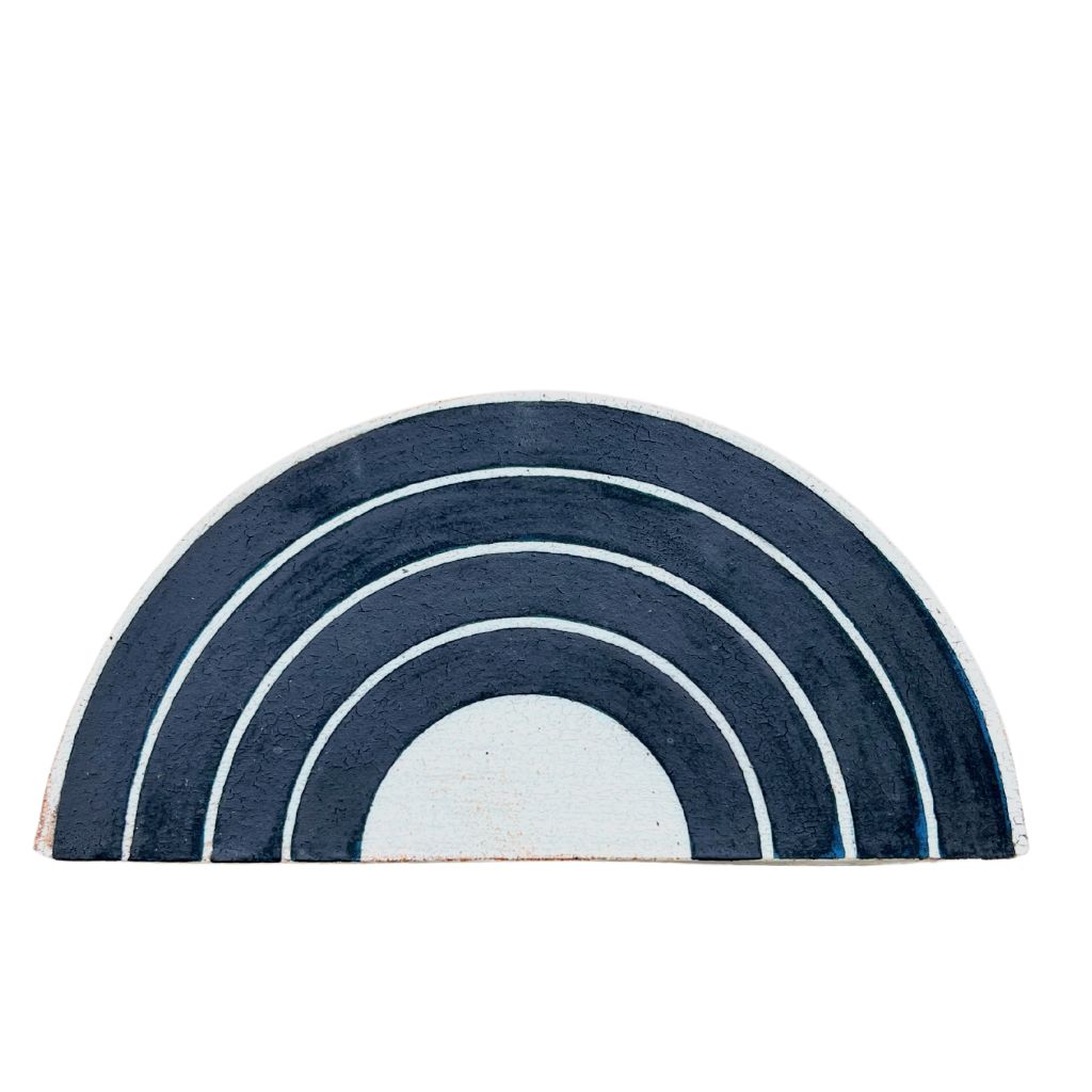 Ceramic + Indigo Rings