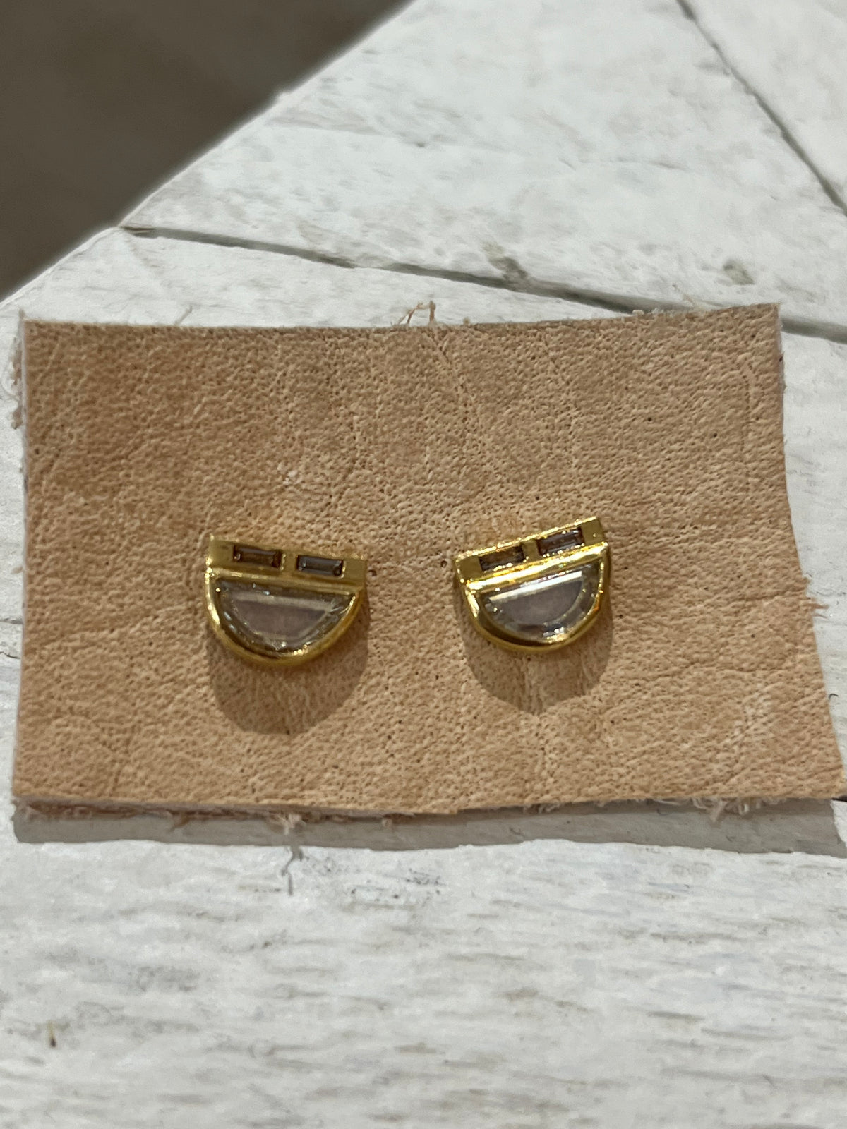 Gold + Diamond studs