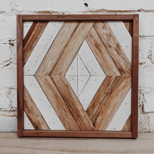 1 x 1 White + Natural