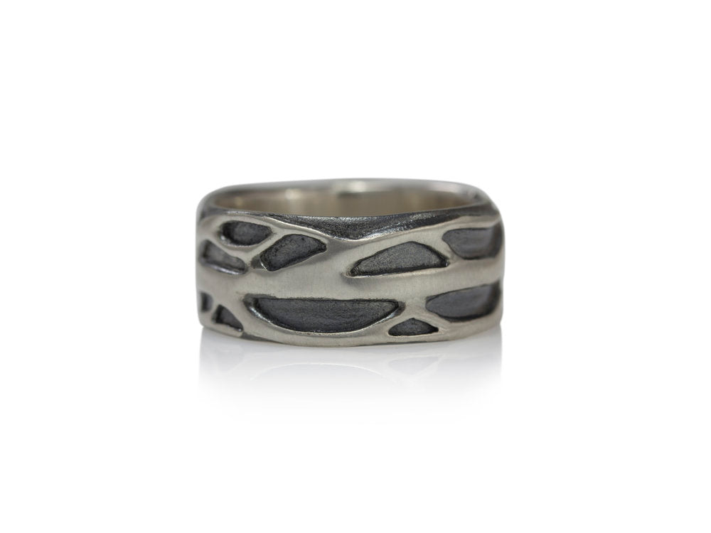 Willow Band + White Gold + Size 7.5