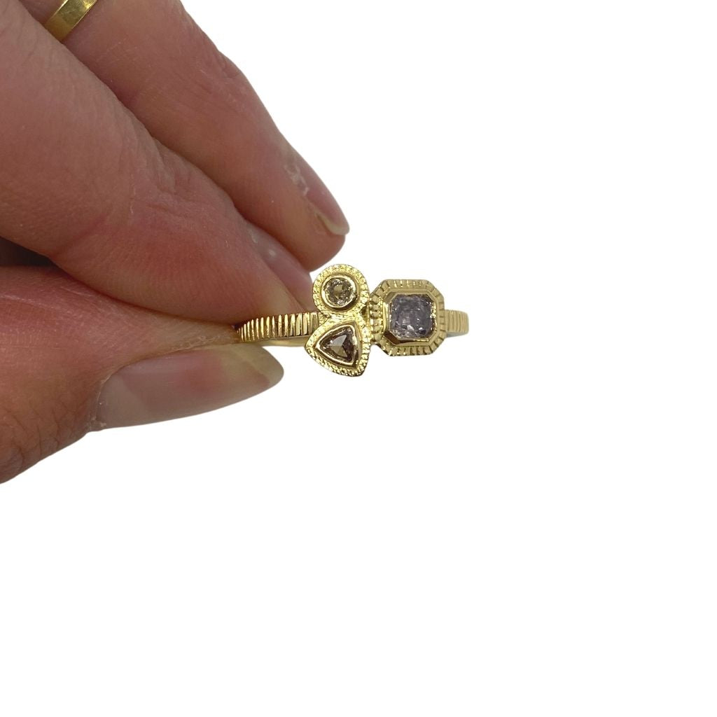 Trigon + Diamond Ring