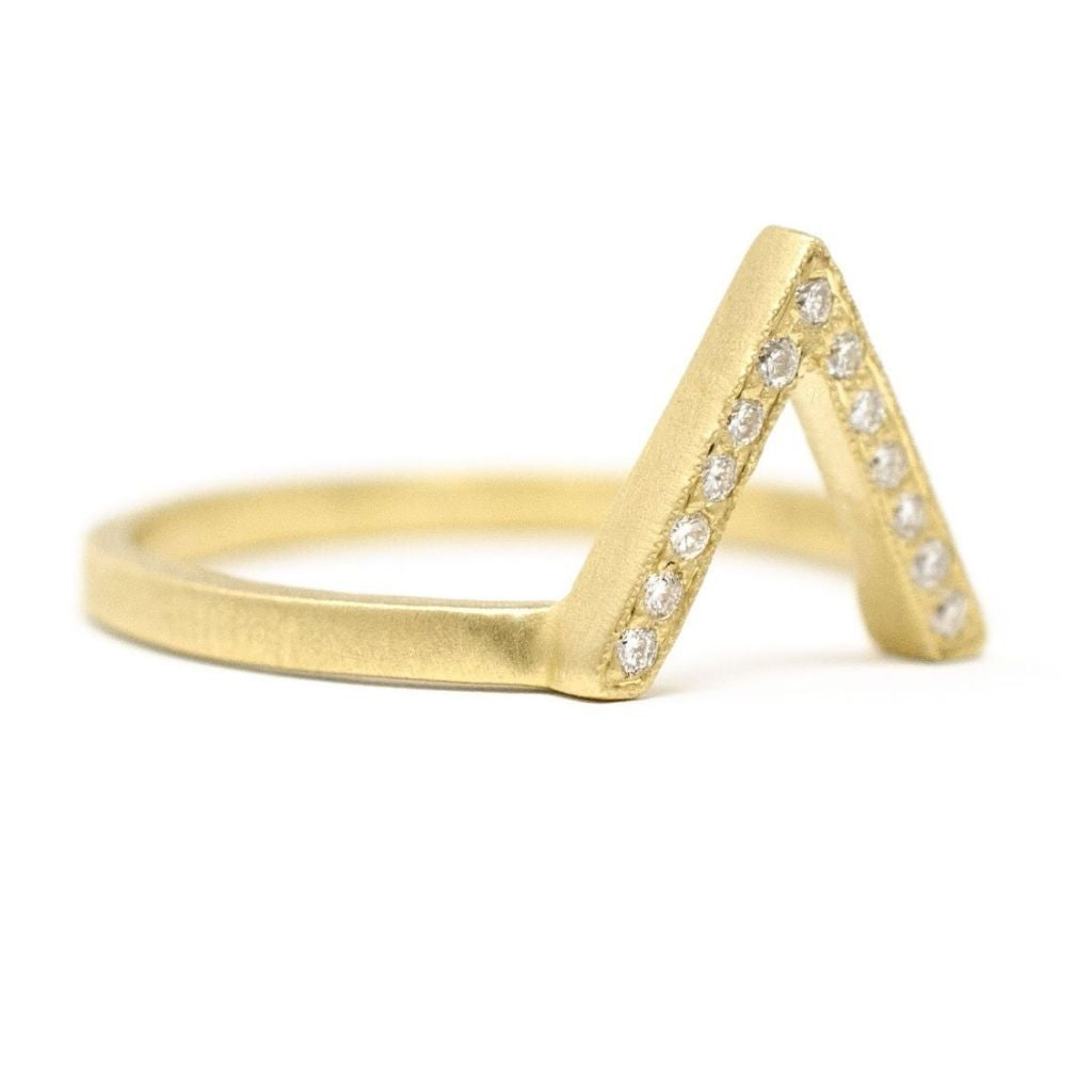 Deep V Diamond + Ring Jacket