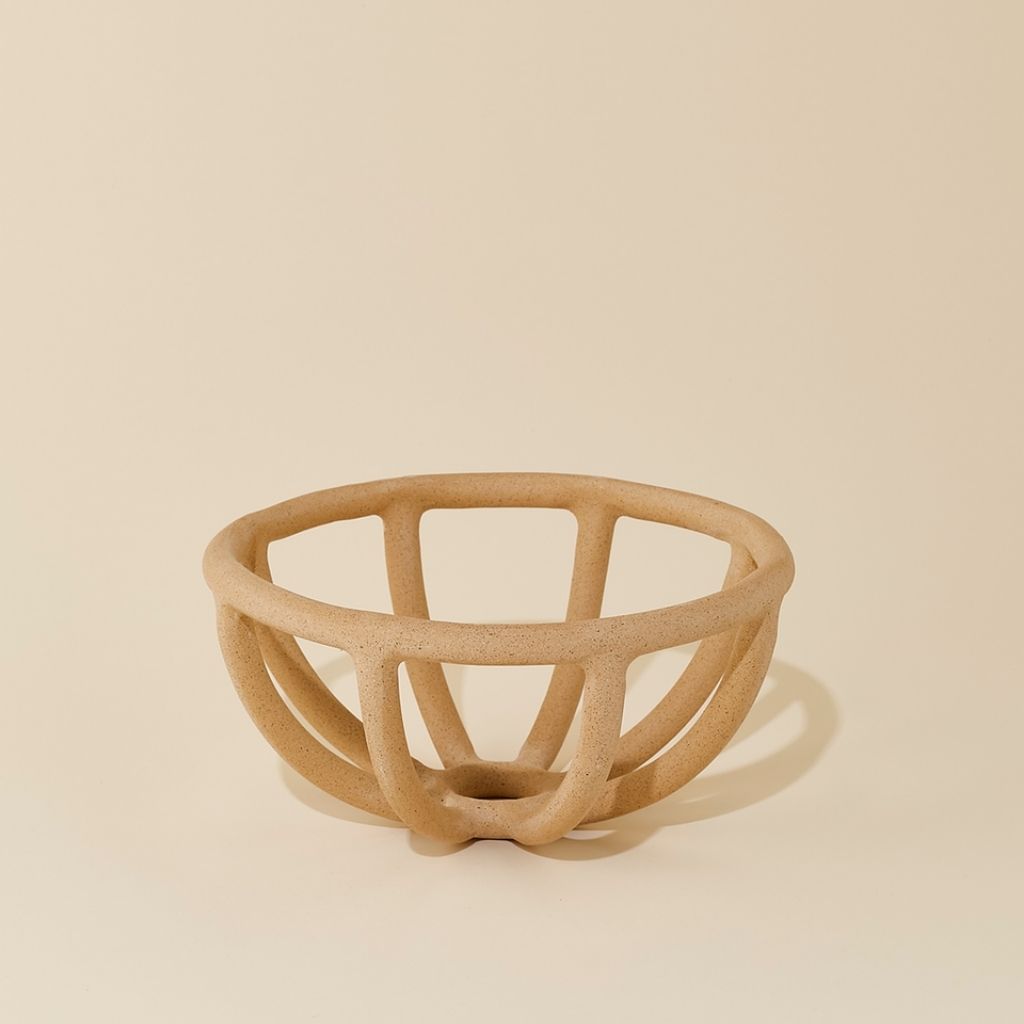 Prong Fruit Bowl + Speckled