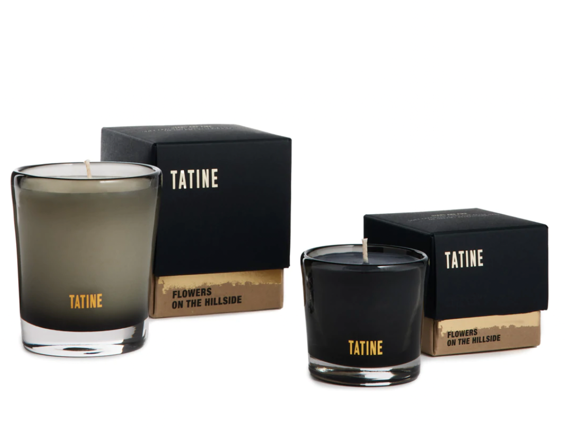 Flowers On The Hillside + Candle