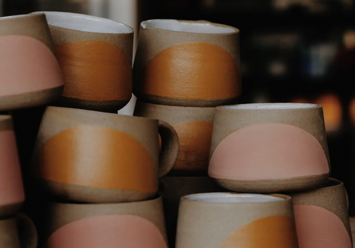 Ceramic Desert Sunrise + Mug