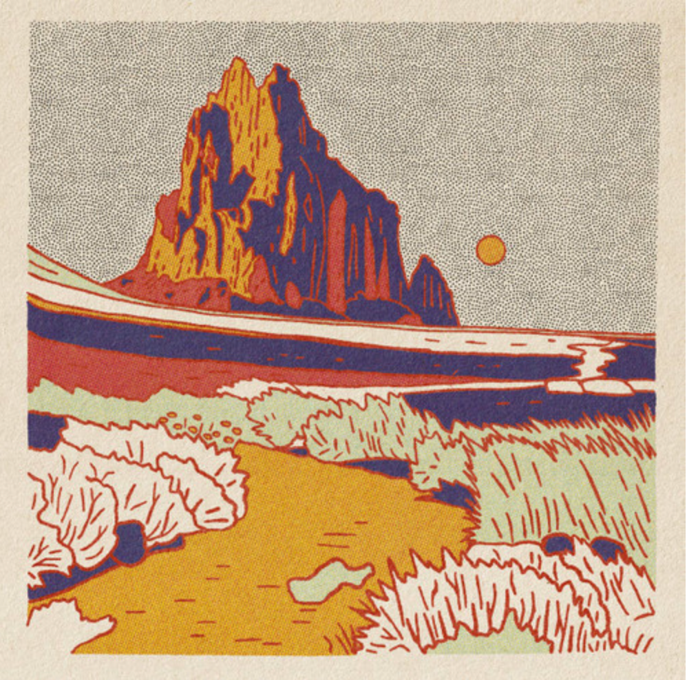 Desert Scene Postcards - Set of 12