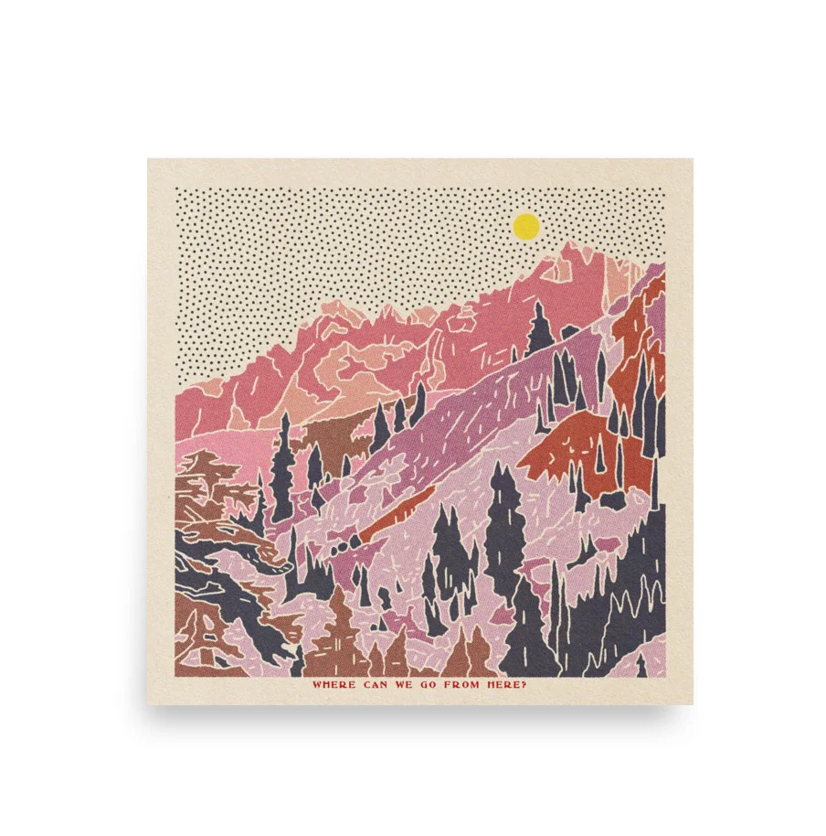 Desert Mountain Print + Where?