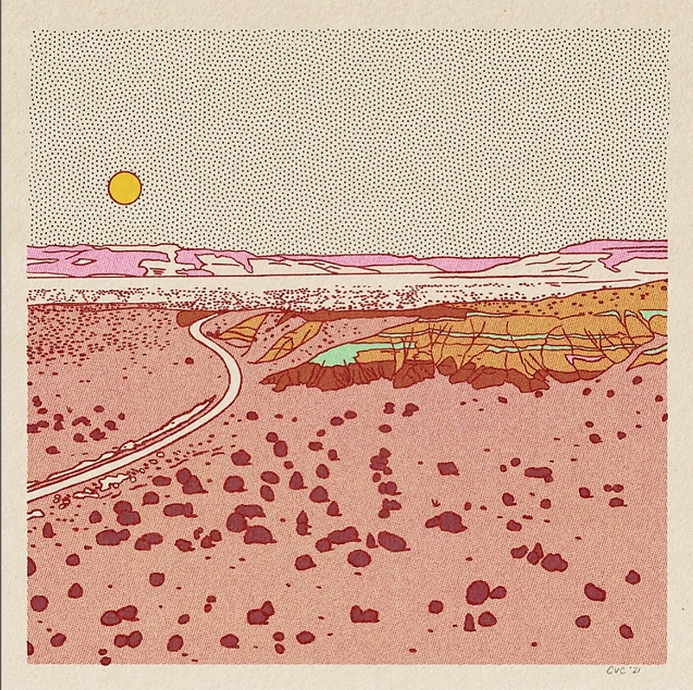 Desert Mountain Print #4