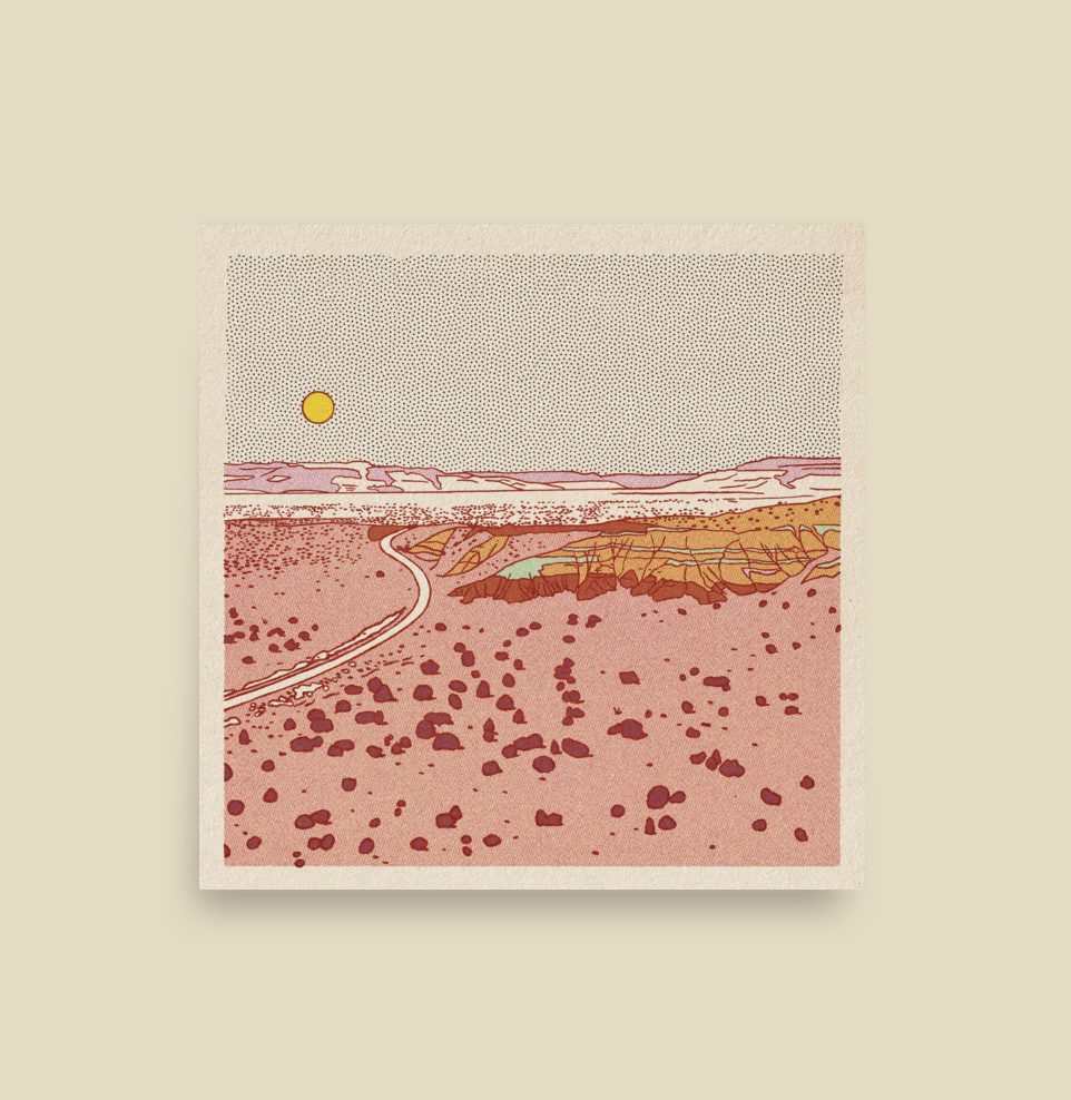 Desert Mountain Print #4