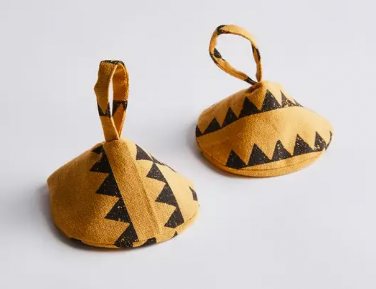 Ochre Sawtooth + Pot Holder (2 PC)