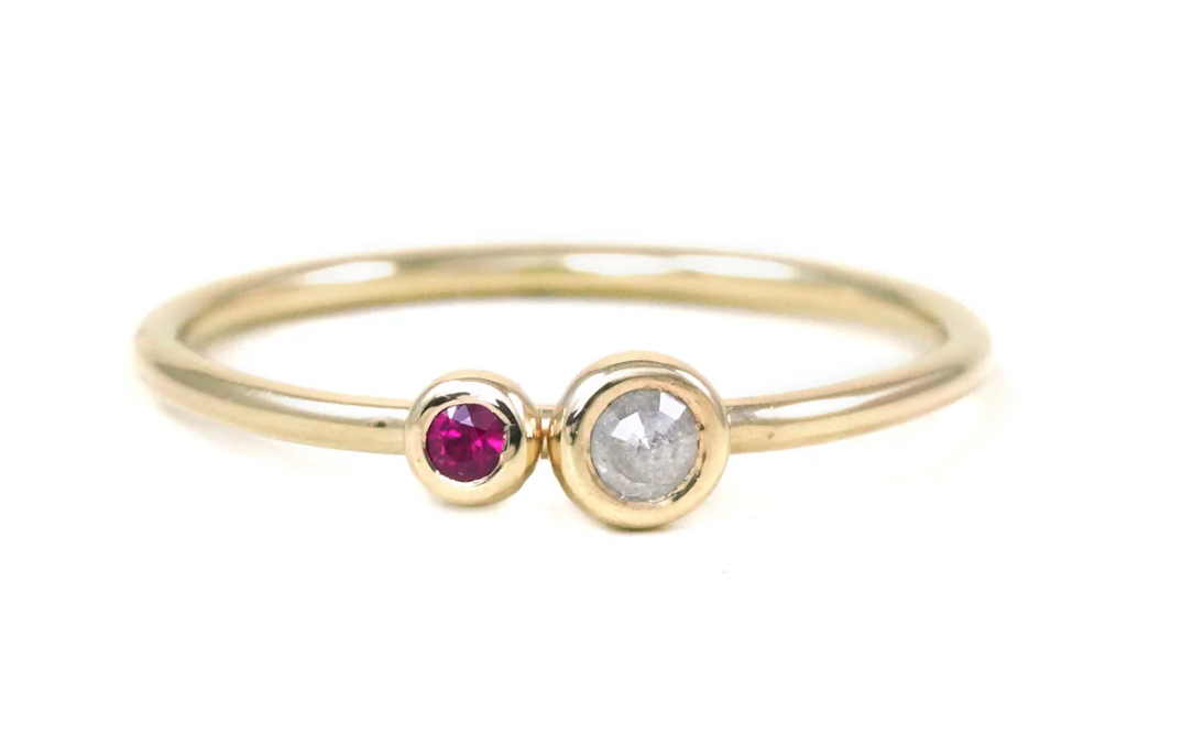 Double bezel ring online