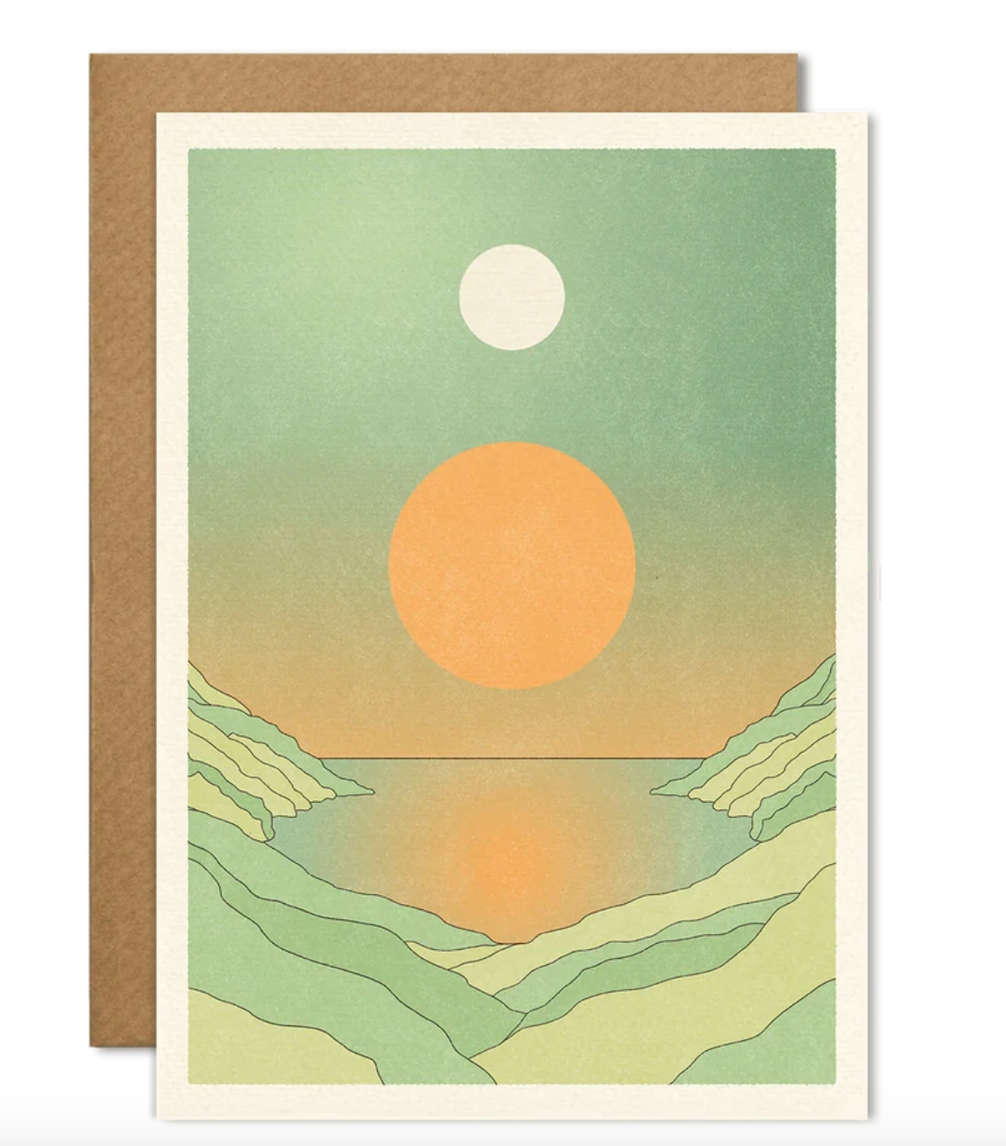 Lagoon Print Card