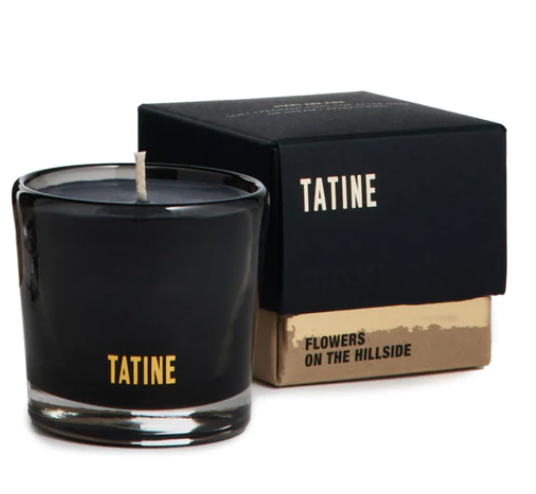 Flowers On The Hillside + Candle