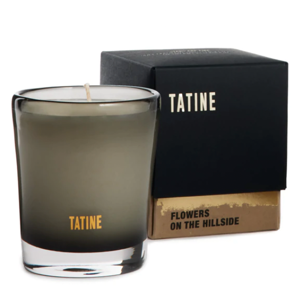 Flowers On The Hillside + Candle