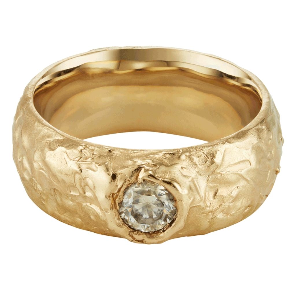 Brilliant Cut White Diamond + Ring