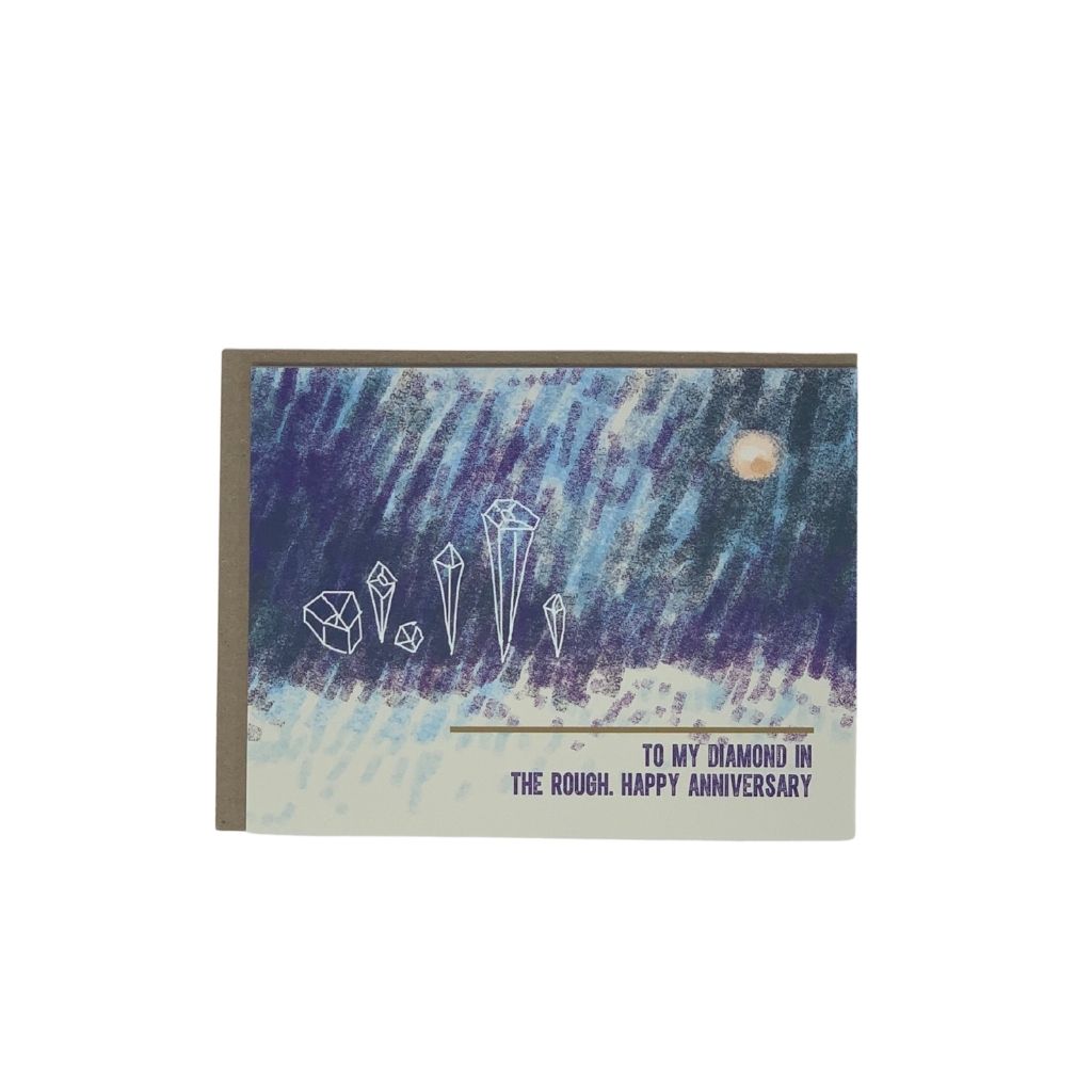 Diamond in the Rough Anniversary Cards