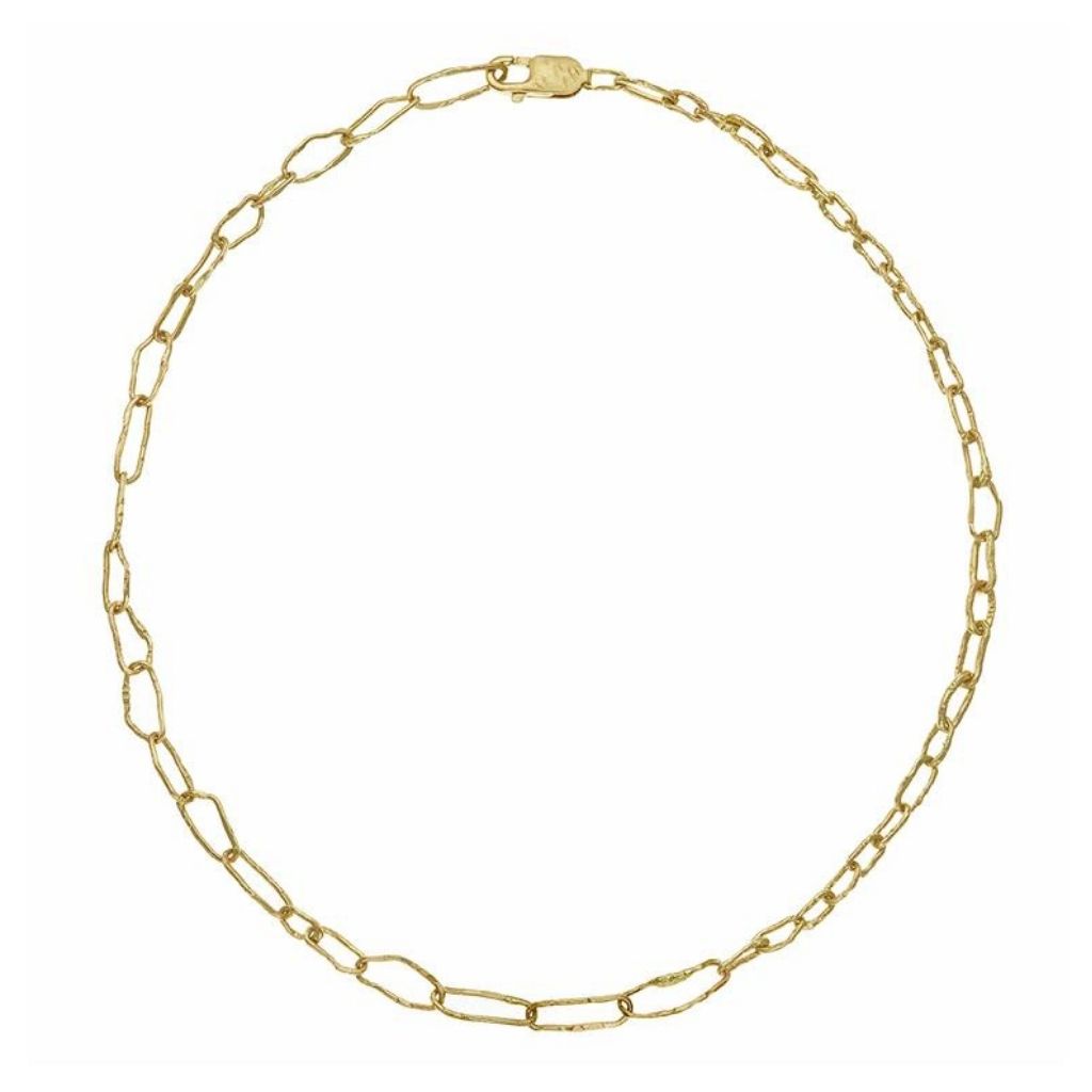 I GOLD LINK CHAIN NECKLACE