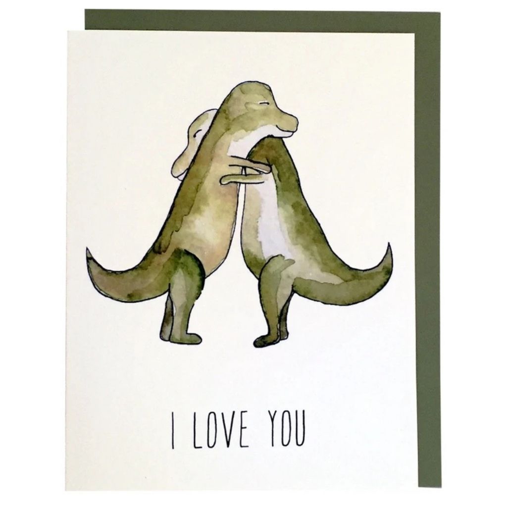 T-Rex I Love You Card