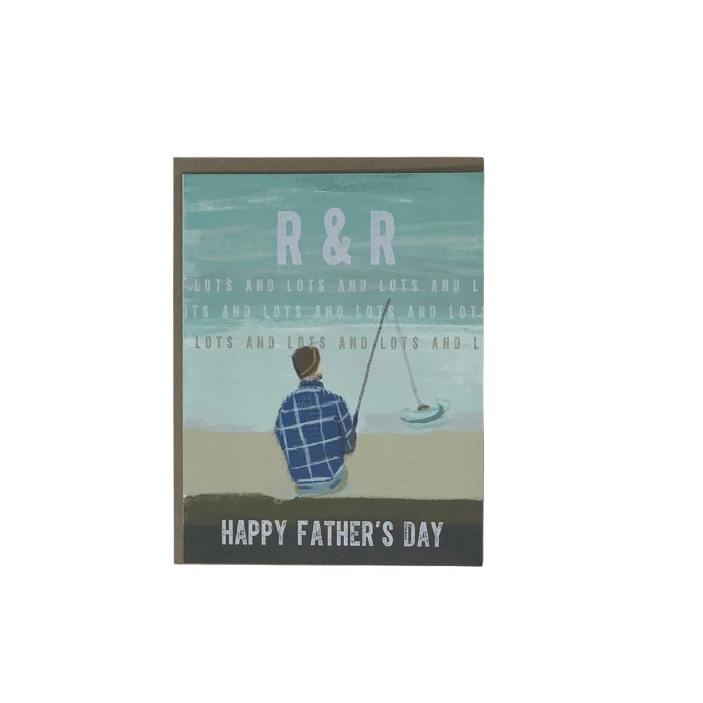 R&R Fishing Father's Day Card