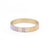 Rainbow Bold Wide + Faceted Band