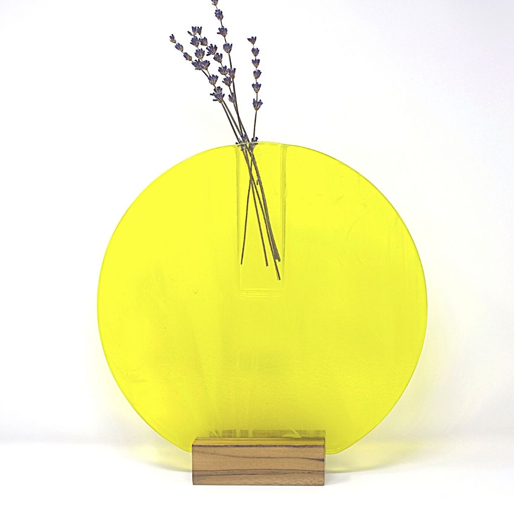Large Round Glass Vase