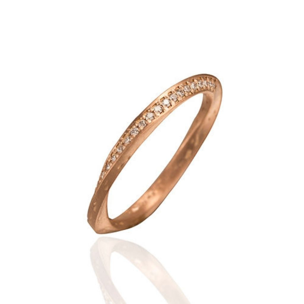 Eclipse Diamond Band + Rose Gold